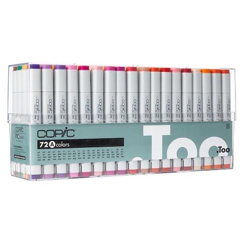 COPIC CLASSIC MARKER SET 72 ASSORTED A