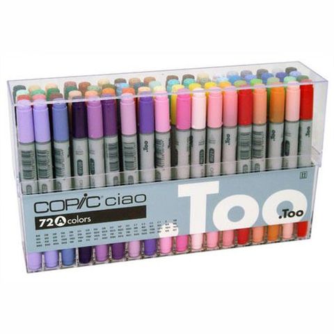 COPIC CIAO MARKER SET 72 ASSORTED A