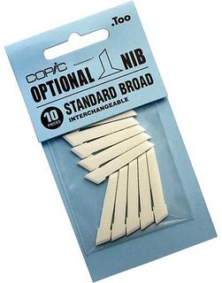 COPIC SPARE NIB PKT 10 STANDARD BROAD