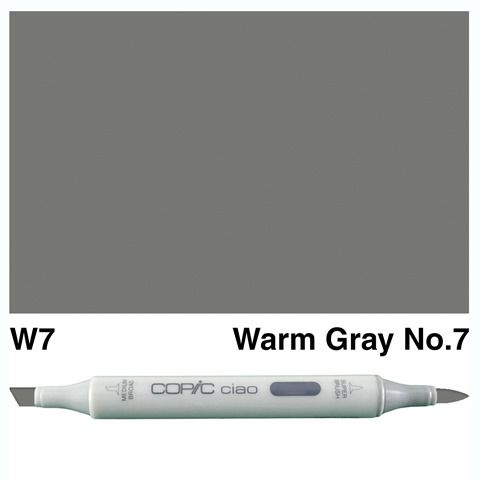 COPIC CIAO MARKER W7 WARM GRAY 7