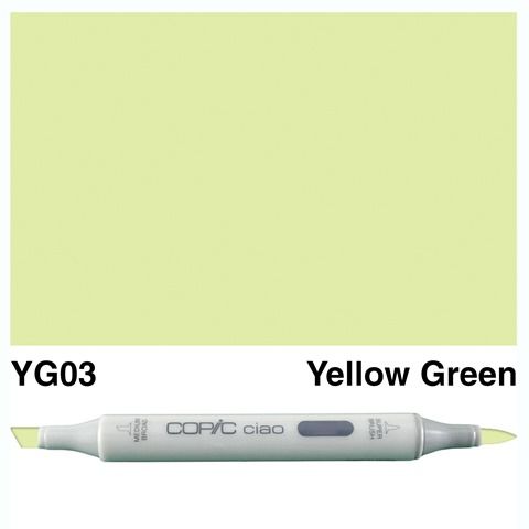 COPIC CIAO MARKER YG03 YELLOW GREEN