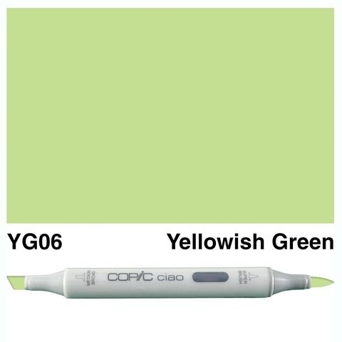 COPIC CIAO MARKER YG06 YELLOWISH GREEN