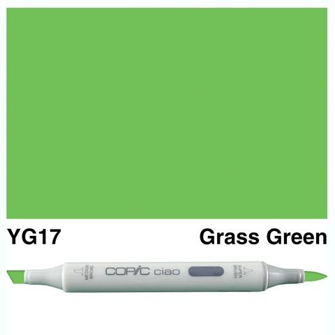 COPIC CIAO MARKER YG17 GRASS GREEN