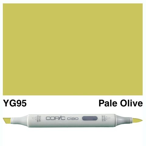 COPIC CIAO MARKER YG95 PALE OLIVE