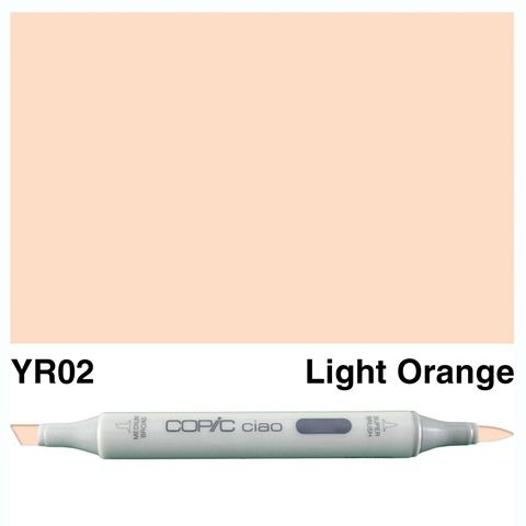 COPIC CIAO MARKER YR02 LIGHT ORANGE