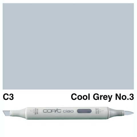 COPIC CIAO MARKER C3 COOL GRAY NO.3