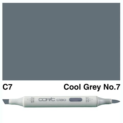 COPIC CIAO MARKER C7 COOL GRAY NO.7