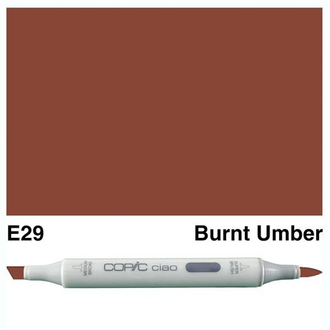 COPIC CIAO MARKER E29 BURNT UMBER