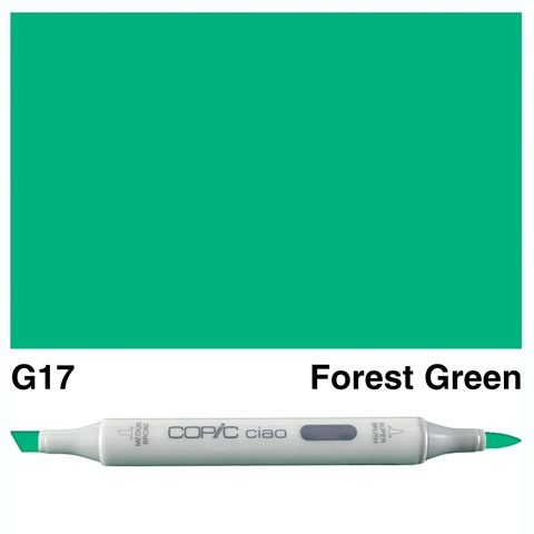 COPIC CIAO MARKER G17 FOREST GREEN