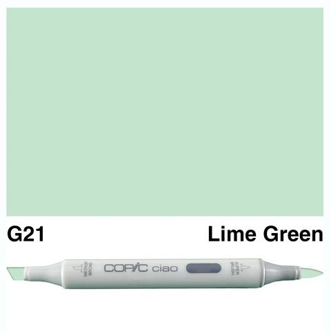 COPIC CIAO MARKER G21 LIME GREEN