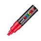 POSCA MARKER BOLD CHISEL TIP 8MM RED