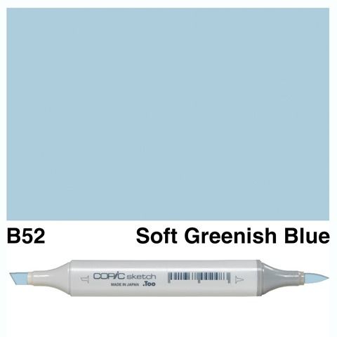 COPIC SKETCH MARKER B52 SOFT GREEN BLUE