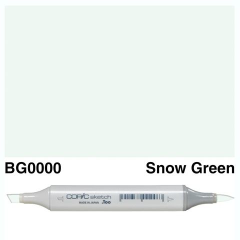 COPIC SKETCH MARKER BG0000 SNOW GREEN
