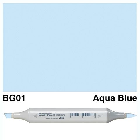 COPIC SKETCH MARKER BG01 AQUA BLUE