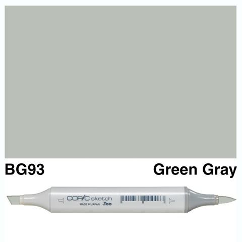 COPIC SKETCH MARKER BG93 GREEN GRAY