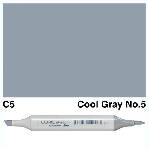 COPIC SKETCH MARKER C5 COOL GRAY NO.5