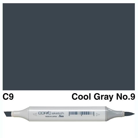 COPIC SKETCH MARKER C9 COOL GRAY NO.9