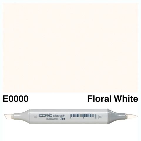 COPIC SKETCH MARKER E0000 FLORAL WHITE