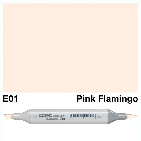 COPIC SKETCH MARKER E01 PINK FLAMINGO