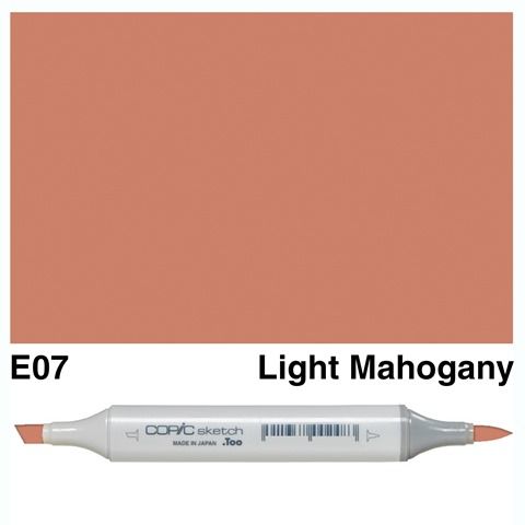 COPIC SKETCH MARKER E07 LIGHT MAHOGANY
