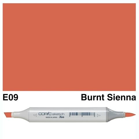 COPIC SKETCH MARKER E09 BURNT SIENNA