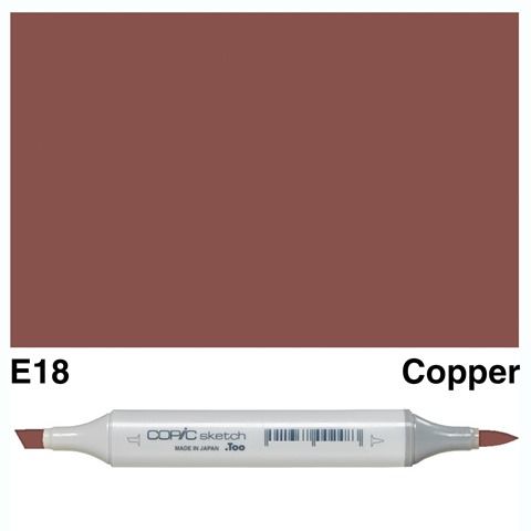 COPIC SKETCH MARKER E18 COPPER