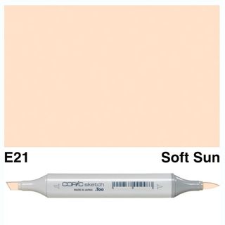 COPIC SKETCH MARKER E21 SOFT SUN