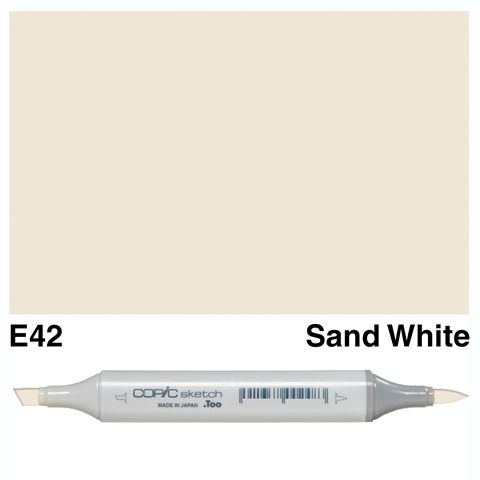 COPIC SKETCH MARKER E42 SAND WHITE
