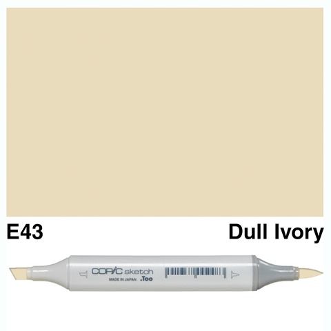 COPIC SKETCH MARKER E43 DULL IVORY