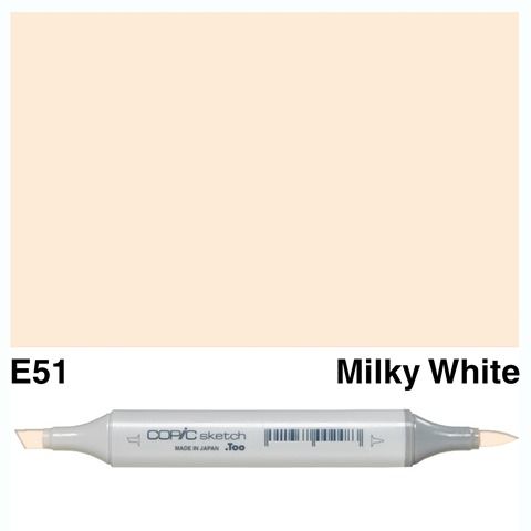COPIC SKETCH MARKER E51 MILKY WHITE
