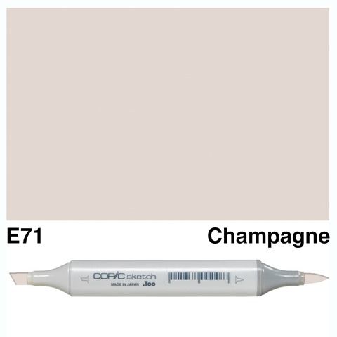 COPIC SKETCH MARKER E71 CHAMPAGNE