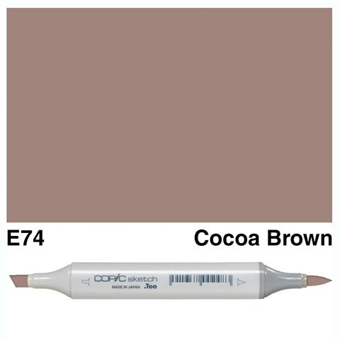 COPIC SKETCH MARKER E74 COCOA BROWN