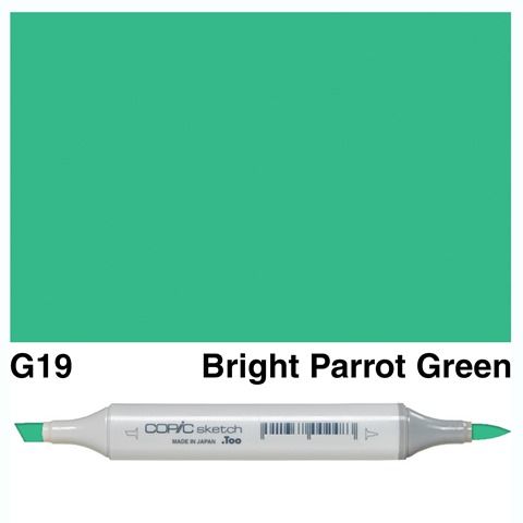 COPIC SKETCH MARKER G19 BRIGHT PARROT GR