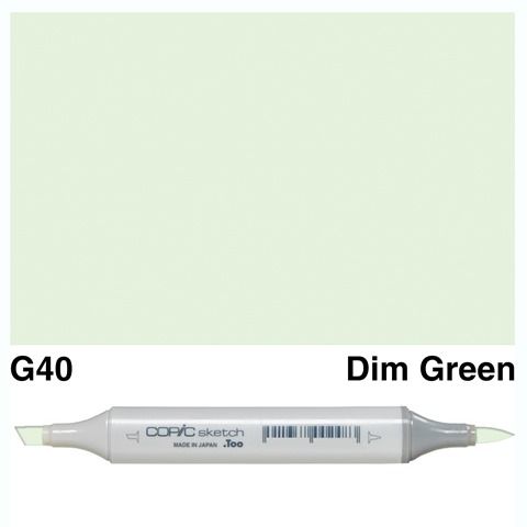 COPIC SKETCH MARKER G40 DIM GREEN