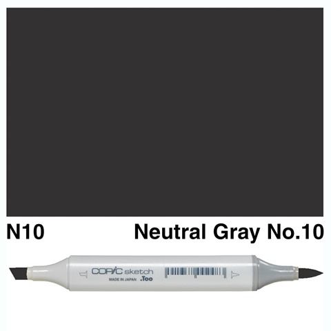 COPIC SKETCH MARKER N10 NEUTRAL GRAY 10
