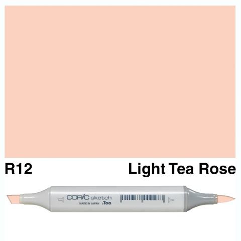 COPIC SKETCH MARKER R12 LIGHT TEA ROSE