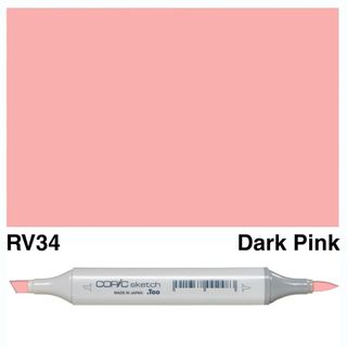 COPIC SKETCH MARKER RV34 DARK PINK