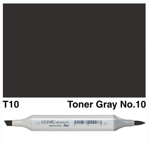 COPIC SKETCH MARKER T10 TONER GRAY NO.10