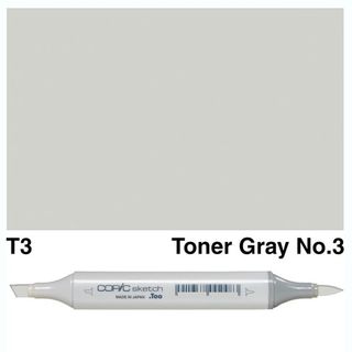 COPIC SKETCH MARKER T3 TONER GRAY NO.3