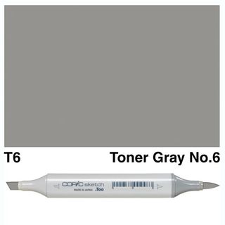 COPIC SKETCH MARKER T6 TONER GRAY NO.6