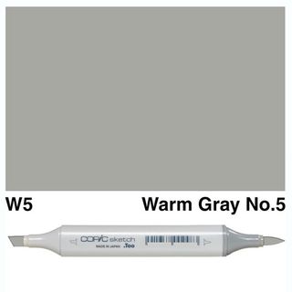 COPIC SKETCH MARKER W5 WARM GRAY NO.5