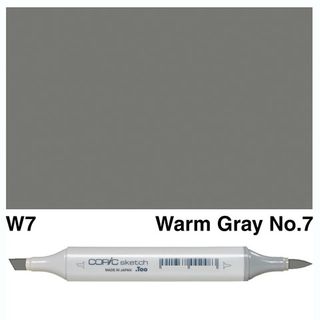 COPIC SKETCH MARKER W7 WARM GRAY NO.7