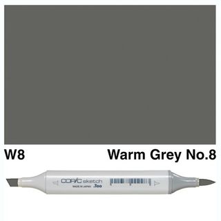 COPIC SKETCH MARKER W8 WARM GRAY NO.8