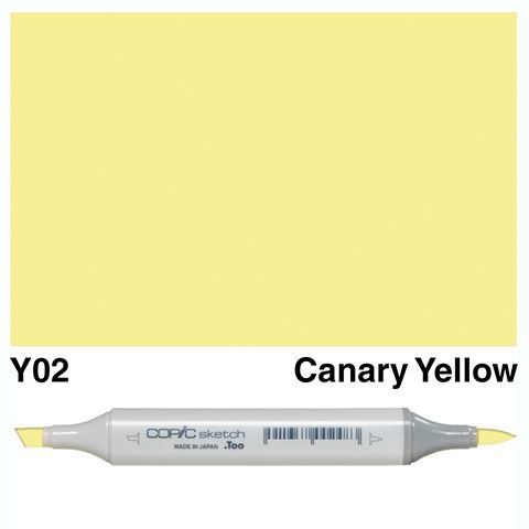 COPIC SKETCH MARKER Y02 CANARY YELLOW