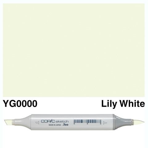 COPIC SKETCH MARKER YG0000 LILY WHITE