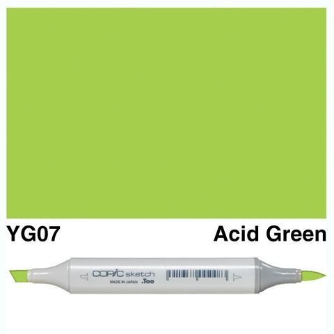 COPIC SKETCH MARKER YG07 ACID GREEN