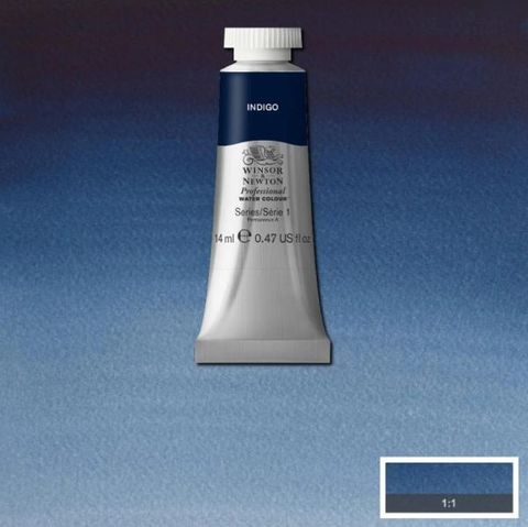 W&N PROFESSIONAL W/C 14ML S1 INDIGO