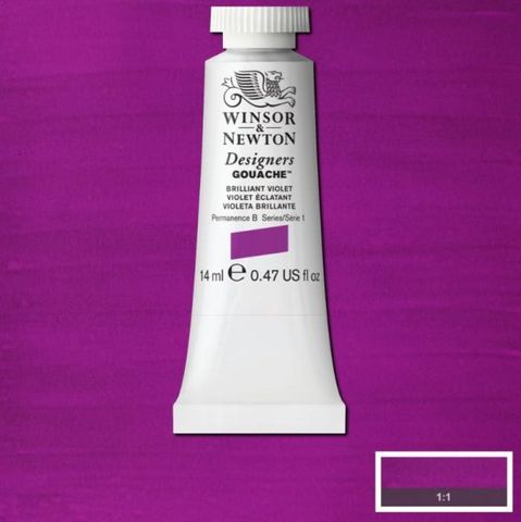 W&N D GOUACHE 14ML S1 BRILLIANT VIOLET