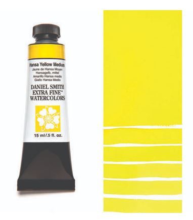 DANIEL SMITH W/C 15ML HANSA YELLOW MEDIUM