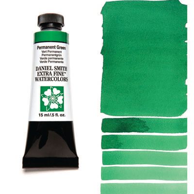 DANIEL SMITH W/C 15ML PERMANENT GREEN